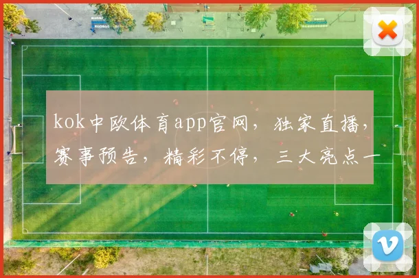 kok中欧体育app官网，独家直播，赛事预告，精彩不停，三大亮点一网打尽，必看